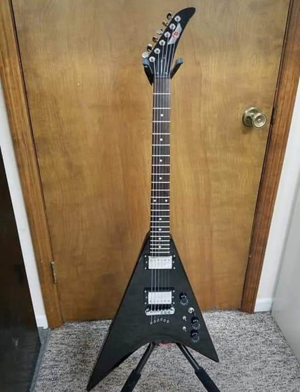 【激レア】　Epiphone Demon VFX Epiphone Demon VFX 2001 Metallic Black | Reverb