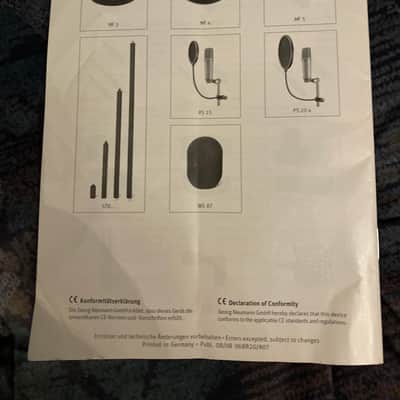 NO MICROPHONE! Neumann U 87 AI Original Owners Manual / User Manual from 2008 image 2