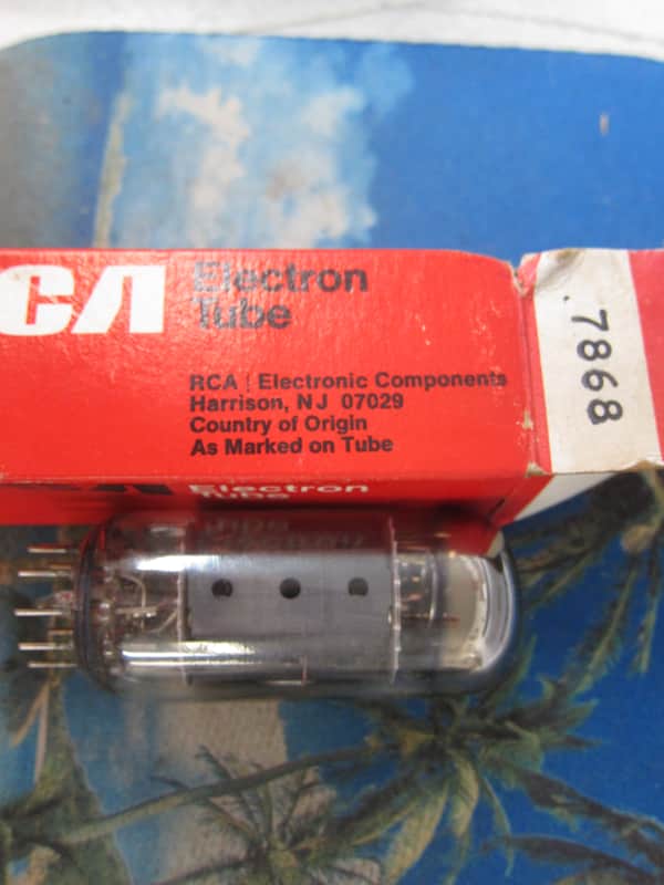 NOS RCA 7868 Power Tube, USA, 1960s/70s New In Box, Brand New, 1960s/70s image 1