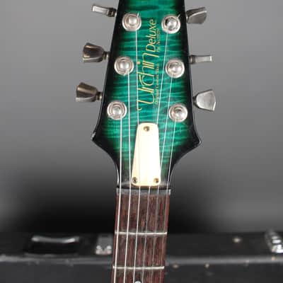 9677 Aria proⅡ STRIKIN SOUND MATSUMOKU Aria Pro II ZZ Deluxe Matsumoku 1983 Electric Guitar Blue Used