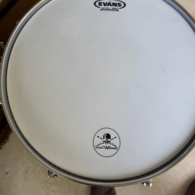 PowerTone 5x14" 8-Lug Brass Snare Drum with "Beavertail" Lugs image 9
