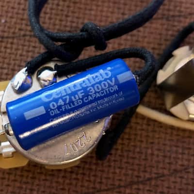 Fender Mustang PJ Bass Wiring Harness CTS Pots Oil Capacitor Switchcraft Switch image 2