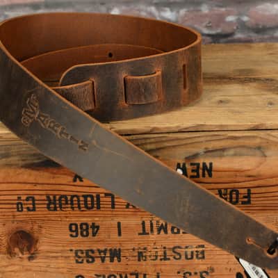 Martin Vintage Leather Guitar Strap Brown 18A0065 w/ FREE SAME DAY SHIPPING image 1