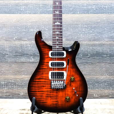 PRS SE Studio Figured Maple Top Orange Tiger Smokeburst Electric Guitar w/Bag image 2