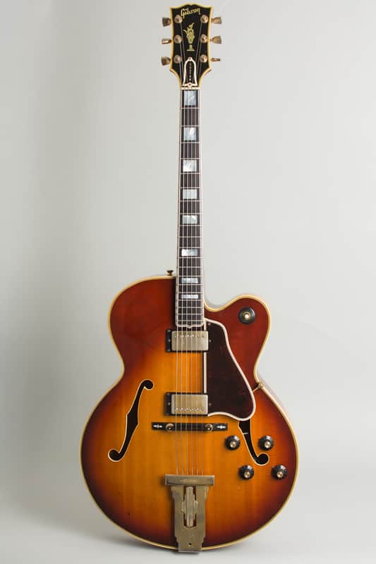 Gibson L-5CES Arch Top Hollow Body Electric Guitar (1969), ser. #534498, original black tolex hard shell case. image 1