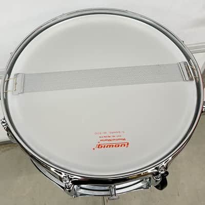 Vintage Early 1970s Ludwig Standard Chrome Snare Drum image 6