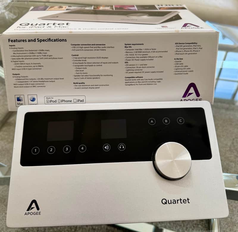 Apogee Quartet USB Audio Interface