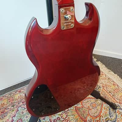 Greco SG-360 1976 Japan Wine Red Maxon U-1000 Hard case image 11