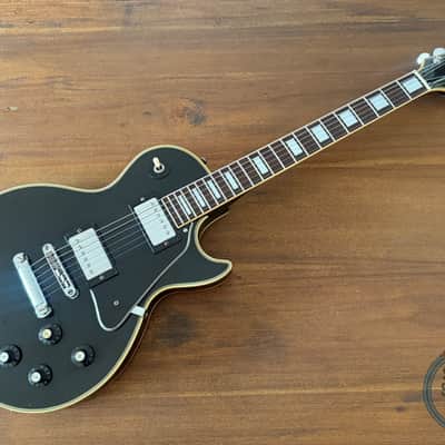 Greco Les Paul, Ebony (Black), Vintage 1974, Made In Japan, EG380B image 3