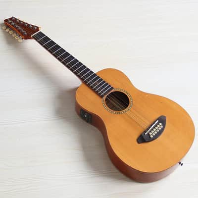 12 String Acoustic Electric Guitar 36 Inch, Laminated Spruce Top Body, Okoume Wood Neck image 9