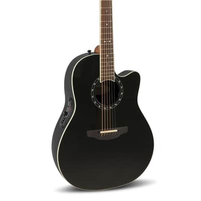 Ovation E – akustická kytara Standard Balladeer Deep Contour Cutaway Černá image 1