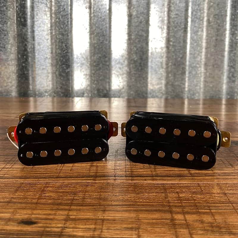 Guitar Project Parts Humbucker Pickup Set Black image 1