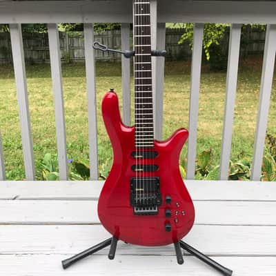 Spector (Kramer Era) NS-6 Neckthru Late 1980’s Trans Red Stain image 3
