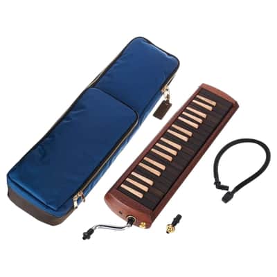 Suzuki W-37 Professional Exotic Wood Alto Melodion With Case and Mouthpieces image 5