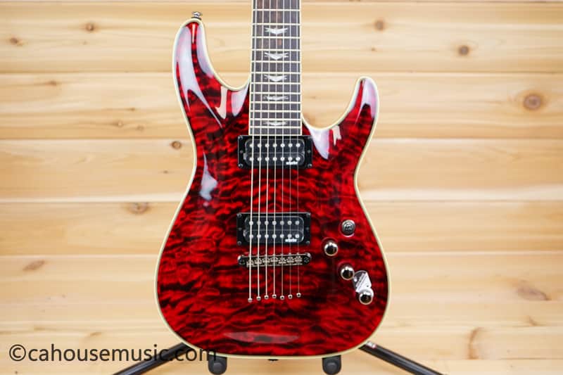 Schecter Omen Extreme-7 - Black Cherry image 1