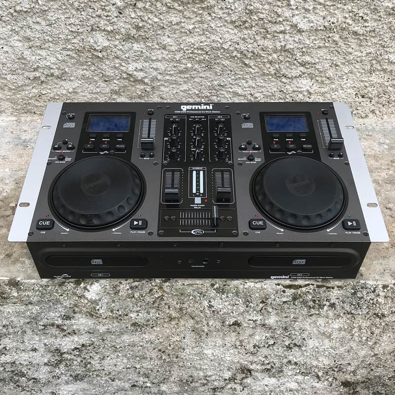 ターンテーブル gemini CDM-3200 Gemini CDM-3200 Professional Dual CD Player DJ Mixer | Reverb