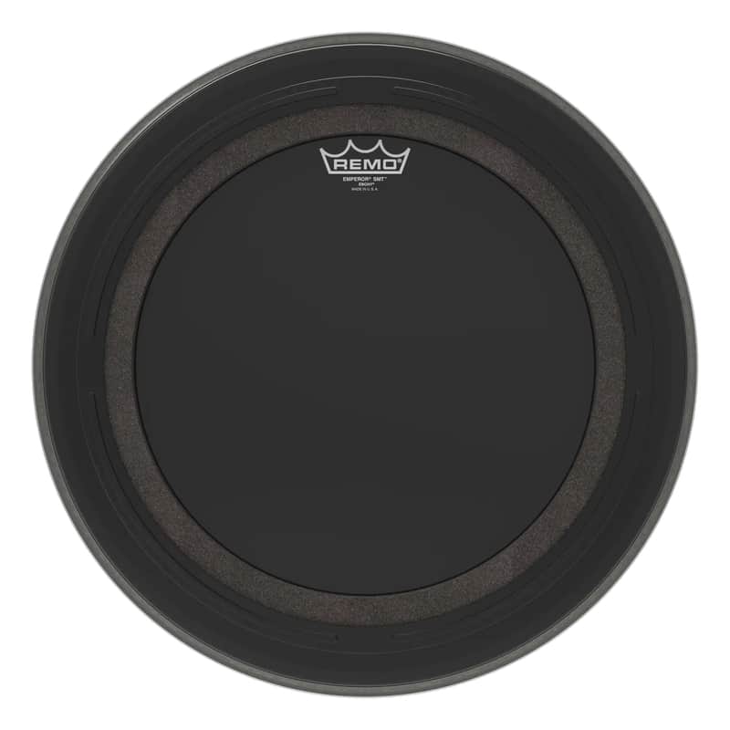 Remo Emperor SMT Ebony Bass Drumhead 18" image 1