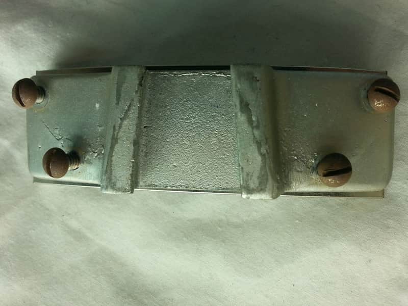 *Leedy Tom Drum 4-Hole Mount Clip-Arm Holder Vintage 30s Elkhart,IN USA Aluminum image 1