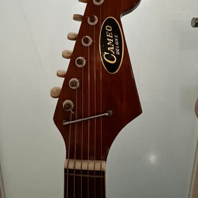 Vintage 1960's Cameo Deluxe Electric Guitar Made In Korea image 9