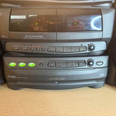 Kenwood XD-500 Stereo 3 Compact Disc Changer 2 Cassette Decks Fully Operational! image 5