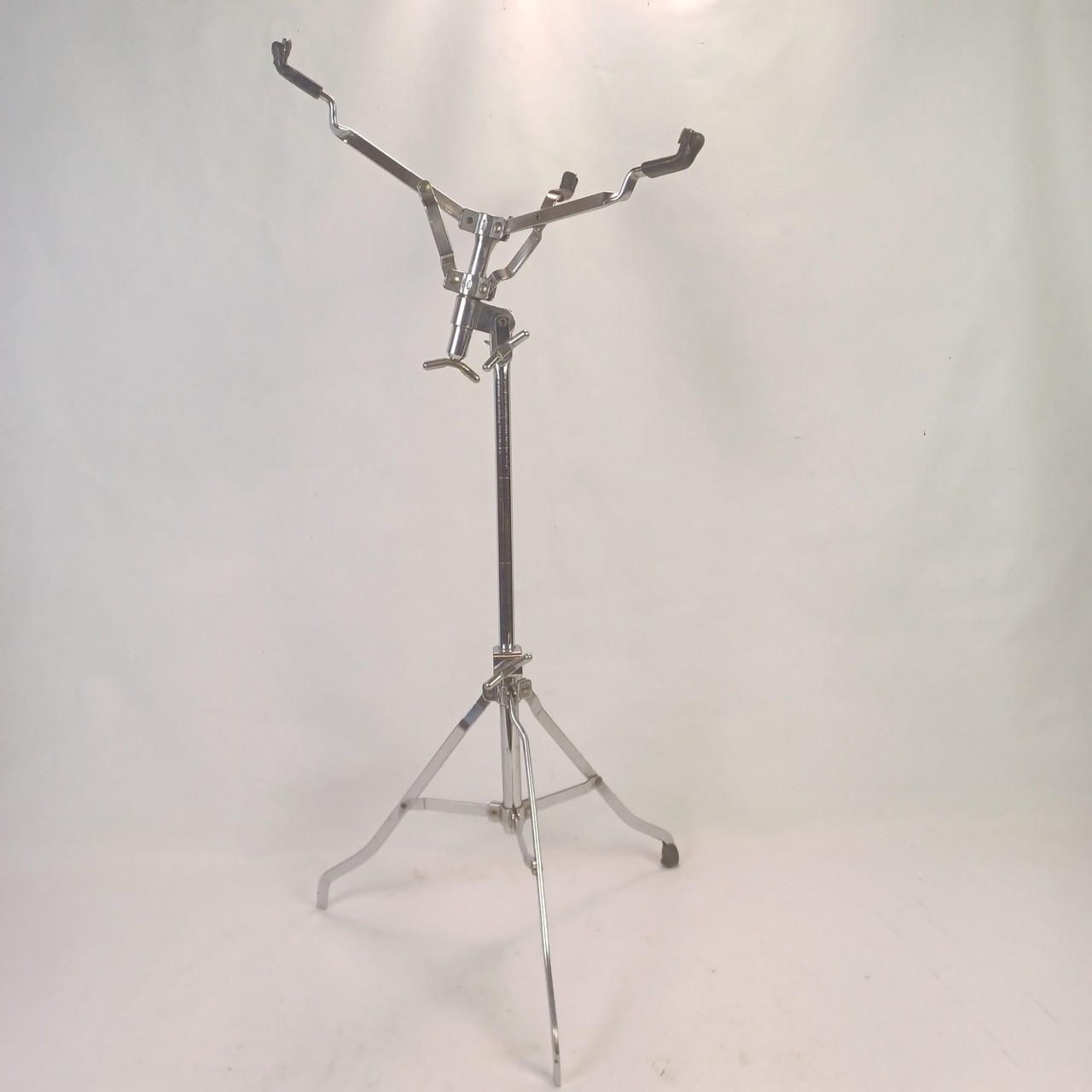 Rogers Sta-Tite Snare Drum Stand Swan Leg Vintage 60s #4009 Dayton,OH Powertone — main photograph