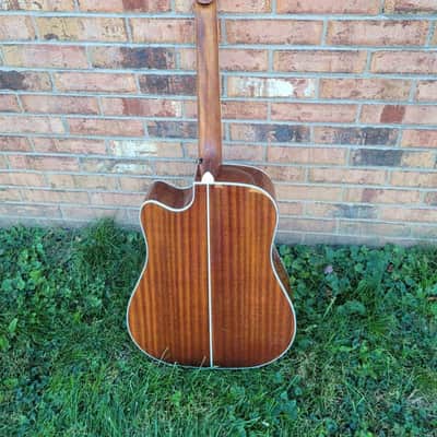 D'angelico Bowery Dreadnought Acoustic/Electric Guitar Antique Natural Finish Great Player & Sound Free Gator Gigbag Dealer Blowout image 5