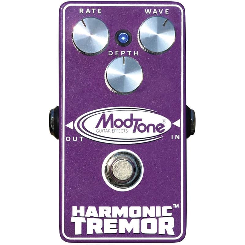 Modtone MT-TR Harmonic Tremor Vintage Tremolo Guitar Effects Pedal image 1