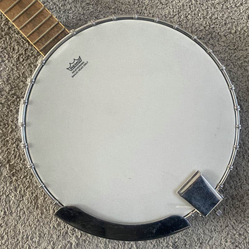 Richwood Richwood 5 String Banjo, Cast Aluminum Open-back Body…