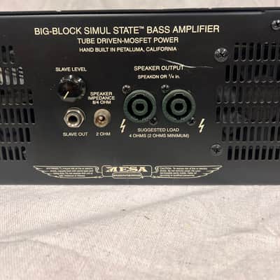 Mesa Boogie Big Block Titan V12 2-Channel 1200-Watt Bass Amp Head 2007 - 2011 - Black image 9