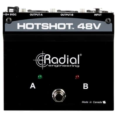Radial HotShot 48V Condenser Microphone Switcher