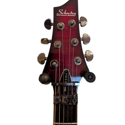 Schecter Banshee-6 FR Active 2013 - 2015 - Crimson Red Burst image 6