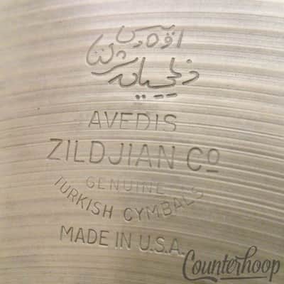 *Zildjian 13",15"Zenjian Ludwig 14"Hi-Hats Cymbals Crash Vintage 50s Avedis A* image 3