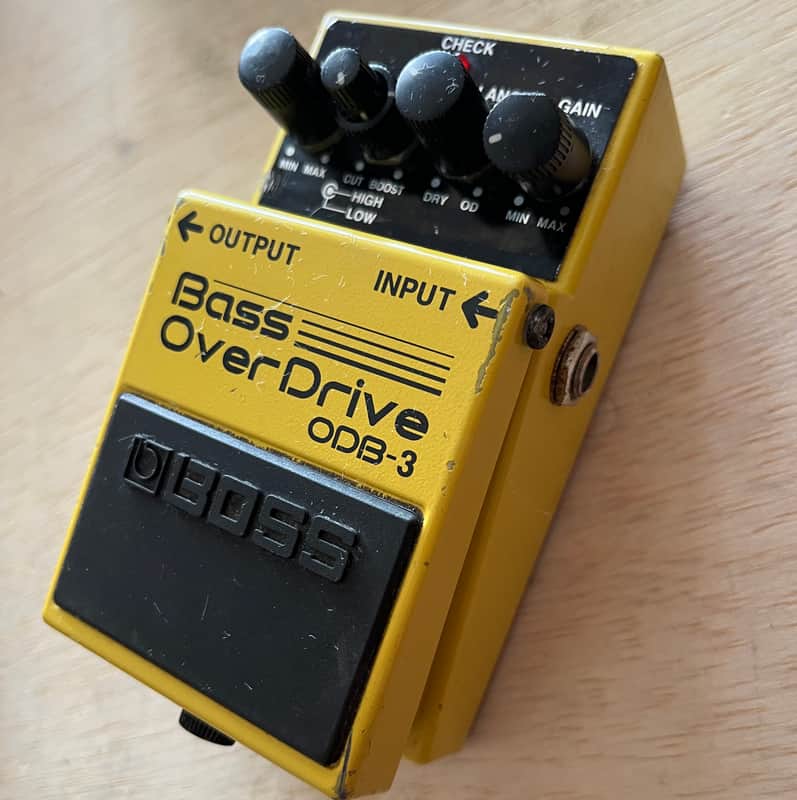 Boss ODB-3 Bass OverDrive (Silver Label) 1994 - Present - Yellow