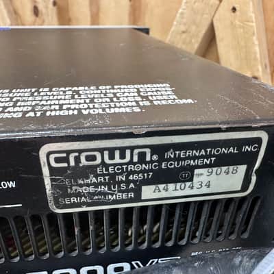 Crown Macro-Tech 5000 2 Channel Power Amplifier - READ - #0434 - CH 1 @ 40% image 9