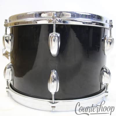 Slingerland 12x8" Tom Drum Black Beauty Niles 70s Sound King 3Ply Mahogany/Maple image 5