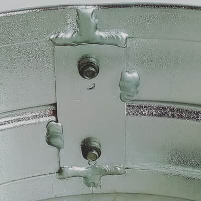 Ludwig 5x14"Prototype-Acrolite Snare Drum#404 Aluminum Shell+Rims+Lug Pre-Serial image 13