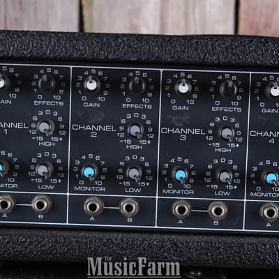 Peavey XR400 PA System with 2 Peavey 112 PT PA Speakers Vintage Mixing Amp image 17