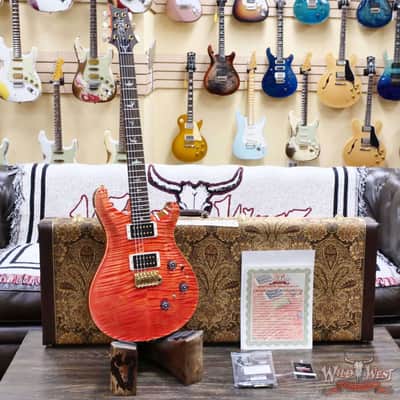 PRS Wild West Guitars 25th Anniversary Limited Run Wood Library Artist Package Custom 24 Piezo Salmon (Private Stock Color) 8.50 LBS (US Only / No International Shipping) image 6