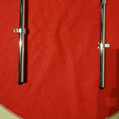 6 Piece Pearl Tom Drum Mounting Uni-Lock Arms W/ISS Rim Mounts - MINT! image 5