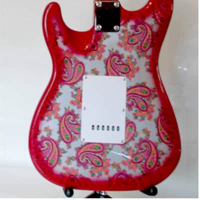 Firefly FFST-SRD-560 Pure Series Electric Guitar - Red Paisley Color image 11