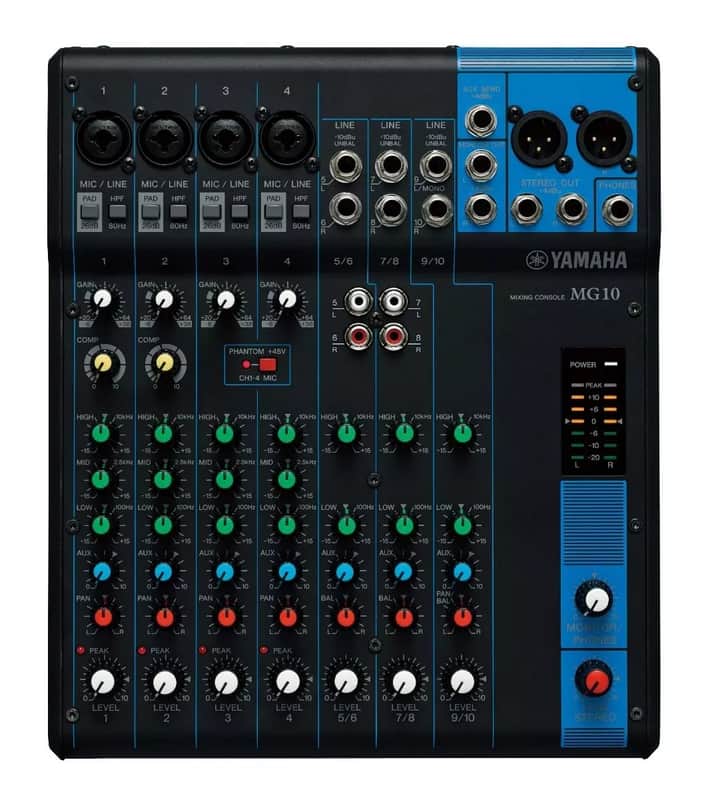 Yamaha MG10 10-Channel Analog Mixer image 1