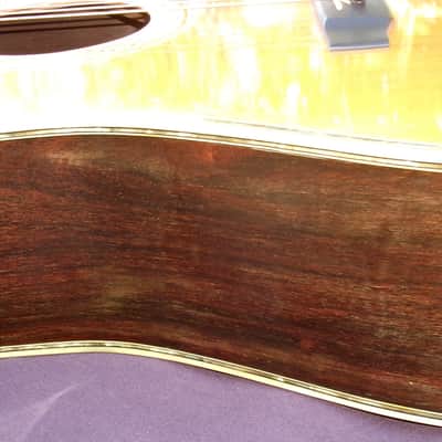 1976 Yairi YW-600 Dreadnought Guitar New Jacaranda + Yairi Hard Case image 12