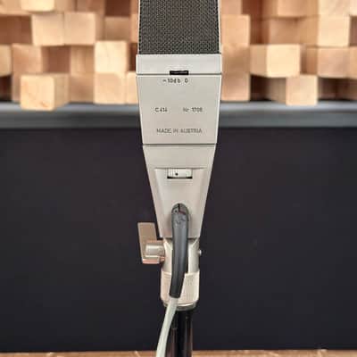 Vintage AKG C414 First Generation With CK12 Brass Capsule. Beautiful C 414 image 5