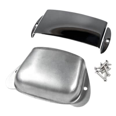 Fender Pure Vintage Precision Bass Ashtray Cover Set, Steel/Chrome image 2