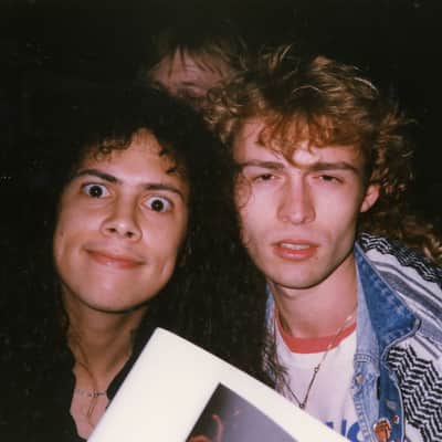 Metallica Autograph 1988 (Jason Newsted,James Hetfiel...) 1988 + Kirk Hammett's Guitar Pick 1988 image 9