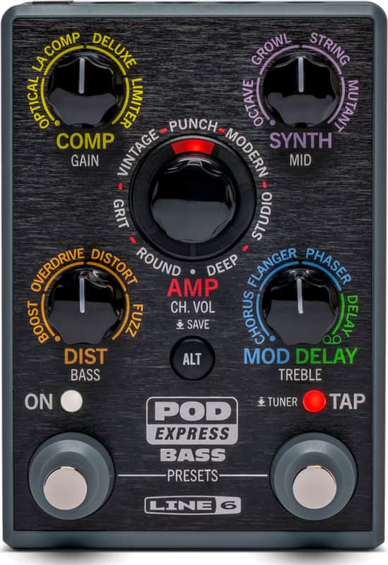 Line 6 POD Express Bass Multi-Effects Pedal image 1