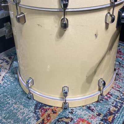 Tim "Herb" Alexander's PRIMUS, 2003 Tama Starclassic 14-Piece Drum Set White Satin image 20