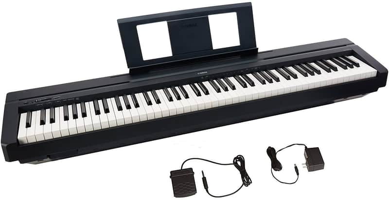 Yamaha P45B 88-Key Black Digital Piano - Ideal Digital Piano for Any Musician image 1