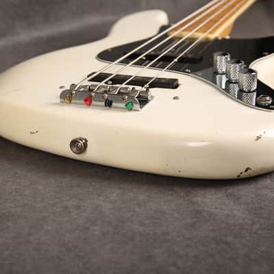 Fender Jazz Bass - 1977 - Refin White - 2nd Hand image 12