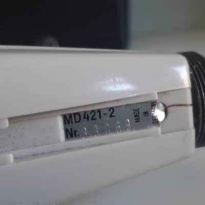 Sennheiser MD 421-2 Cardioid Dynamic Microphone 1960s - 1970s - White image 12